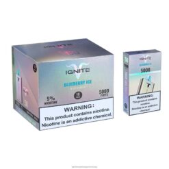 áfonyás jég IGNITE V50 vape toll 10 db - IGNITE budapest RV8DX142