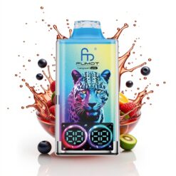 Fumot Leopard 40K Fekete Sárkány Jég 5% Dual Mesh