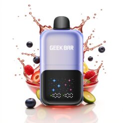 GEEK BAR 2GO 20ml 50000 Vegyesbogyós Fagylalt Interaktív Nagy Kijelző és 3 Szintű Beállítható Ízek/Hűvösség
