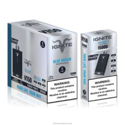 kék álom IGNITE V150 vape toll 5 db - IGNITE disposable vape review RV8DX81