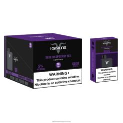 kék málna jég IGNITE V60 vape toll 10 db - IGNITE vape Magyarország RV8DX15