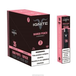 mangó őszibarack IGNITE V35 vape toll 10 db - IGNITE puff price RV8DX124