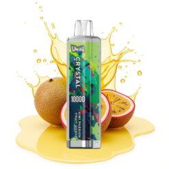Uwin Crystal 10000 Kivi Márkásító Gyümölcs Guava RGB Fény Rekesz Típus-C Gyorstöltés 0.8 Ohm Hálótekercs