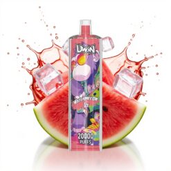 Uwin Shisha Hookah Crystal 20000 Puffs Görögdinnye Jég Mesh Coil Típus-C