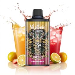 Vapsolo Super 15000 Szuper Rózsaszín Limonádé 40ml Típus-C