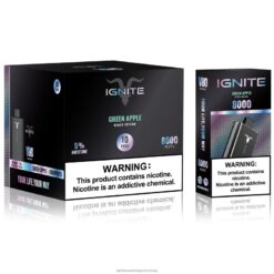 zöld alma IGNITE V80 vape toll 10 db - IGNITE vape price RV8DX59